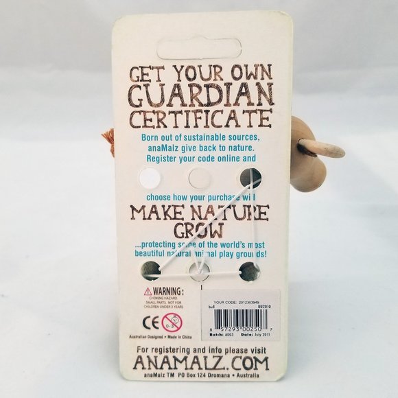 New Anamalz Bull Wooden Toy for Ages 3+ | BU2010 - Picture 3 of 3